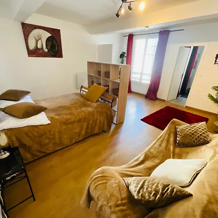 No 14 , 15 Meters Plein Centre Tres Calme Netflix ,terrace Sleeps 4 70 M2 * Mirepoix (Ariege)